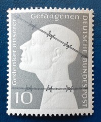 GERMANY Deutsche Bundespost 1953 10Pf MNH Prisoner Scott 697 VF See Note 4619