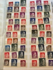 1930s TO THE END OF WWII GERMAN POSTAGE STAMP COLLECTION / 100’s OF STAMP