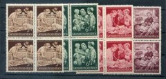 DR-3 Reich Mother and Child 869/72 4-Block LUXUS MNH Postfresh