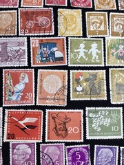 GERMANY 1955-1964 Deutsche BundesPost Stamps Postage Collection Lot Used Mint MH