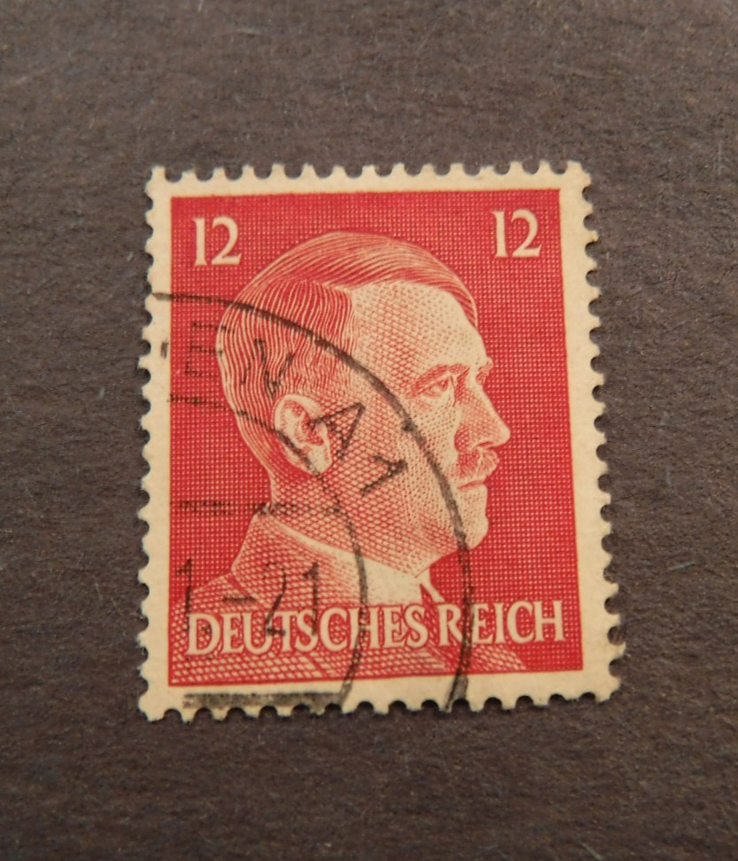 Scott#511 1941-44, 12 pf., Adolph Hitler Used Stamp,