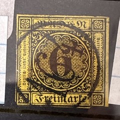 Baden Scott # 9 Used 1853 Catalogue $28.00