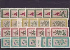DDR MNH ** Lot Flowers (2)