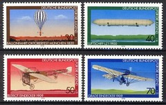 BRD 1978, Surtax Youth, Aviation set VF MNH, Mi 964-67 4€