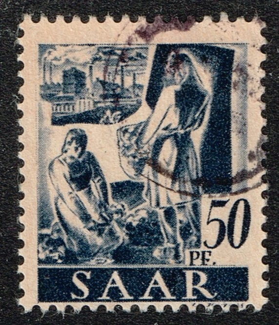 German territory- Saar Scott #167 Used F
