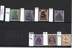 Germany Danzig 1921-1937: 26 Stamps, with Mi refs, some Mint (hinged or no gum)