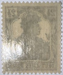 Travelstamps1916 Germany Deutsches Reich #98 Germania 2 1/2 Pf , MOGNH