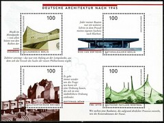 GERMANY 1997 Miniature sheet German architecture MNH SC69