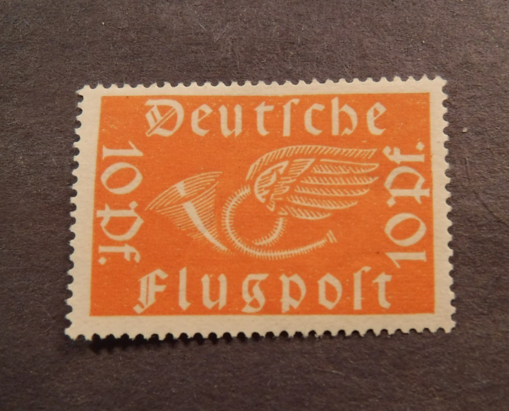 Scott# C1, 1919-21, 10, pf. , Germany Flugport Stamp, MNG (Appears Unused)