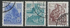 German Democratic Republic (DDR) 1953 complete 5 Year Plan issues used $ 153.00