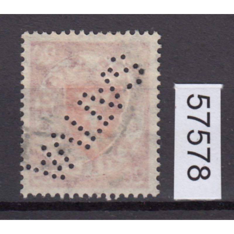 Danzig stamped COMPANY PERFIN Swedish-Danzig Seed Trading AG