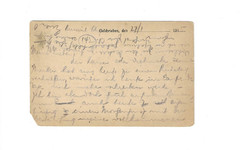 GERMANY 1915 Feldpostkarte sent to Germany – clipped corner
