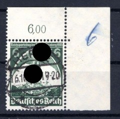 Dr-3.Reich 586Er Bogen Ecke Gest. (Ca4048