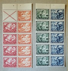 Germany 1933 Wagner Opera Complete EXPLODED Booklet w/ Stamp Panes. Covers