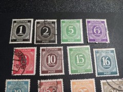 Germany Stamps – 25 stamps – very nice lot – 1946-1948 – see notes and pics