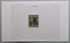 Germany Berlin 1948 BERLIN Black Overprint 2 Pfennig Deutsche Post Mint
