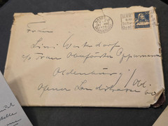 WW2 Third Reich Era German Document Paper Letters Receipts Lot Burg Hotel 1930s