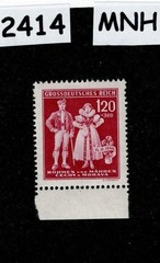 MNH Stamp B22 1944 Native costumes WWII Germany Occupation of BaM #2414