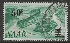 Germany 1947 SAAR surcharged set under French Administration used $ 154.00