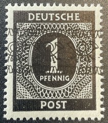 BIZONE 1948 I/I ** MNH FLAWLESS signed SCHLEGEL BPP (07244
