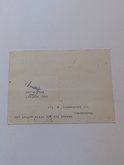 Germany Third Reich Scott #458 Hindenburg Stamp Postmarked Document