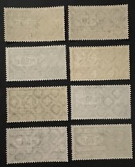 Travelstamps: Germany Fiscal Stamps – Freight Tax – Lot of 8 Mint MNH OG