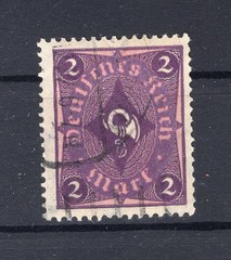 DR-Infla 191I ABART Used Mint Stamped Expert Checked (MICHEL 191I)