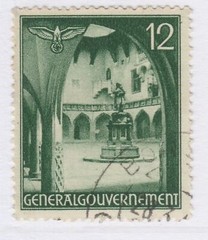 Germany General Government Occupation of Poland 1940 12gr Used A25P32F18529