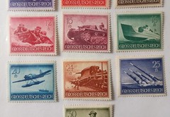Germany Semi-Post Stamps, 1944, sc#257-269, Mint, Hinged, OG, Complete Set