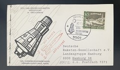 GERMANY-1962-MAIL AND SUPPLY ROCKETS-COVER-J413