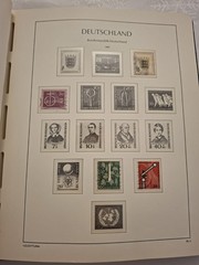 BRD Sammlung 1951-1963 in Leuchtturm-Vordruckalbum – Posthorn-Satz, Heuss, Europ