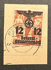 Travelstamps:Germany WWII Propaganda Stamp Poland Occupation Gen Gov’t 12gr