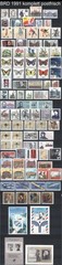 West-Germany / FRG / BRD Complete Yearsets 1990-1994 MNH Stamps, Mi. 1444-1771