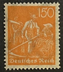 Travelstamps: 1922 Germany DR Deutsches Reich 150pf Stamp Scott #175 MNH OG