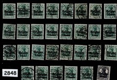 Bulk lot 150+ Stamps 1914-1918 WWI Belgium Belgien Germany Overprints #2848