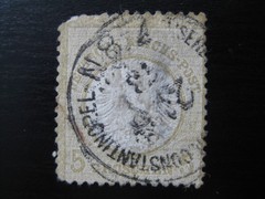 TURKEY GERMAN OFFICES COLONY Mi. #V22 scarce used forerunner stamp! CV $240.00