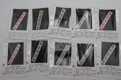 GERMANY COIL STRIP OF 5 PARTIAL SET WITH CONTROL NUMBER 1074-1083 TS70