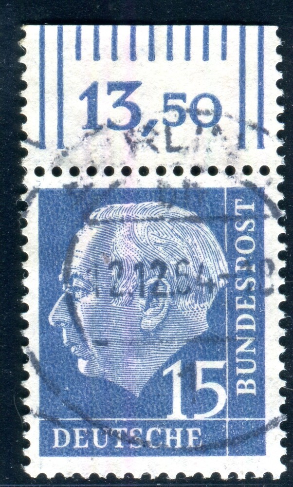 GERMANY 1954 184yWOR used FLAWLESS LUMOGEN signed SCHLEGEL BPP(M3919