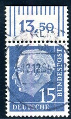 GERMANY 1954 184yWOR used FLAWLESS LUMOGEN signed SCHLEGEL BPP(M3919