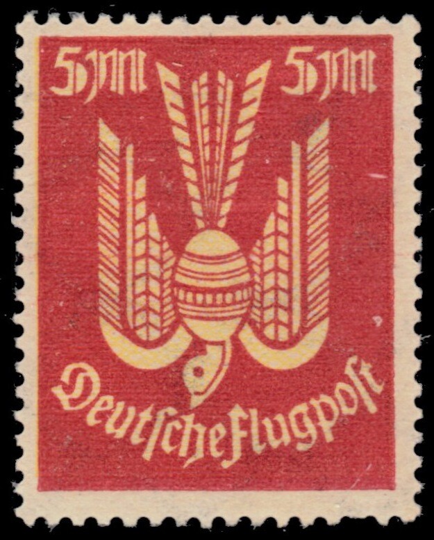 GERMANY C11 – Carrier Pigeon „1922 Red Orange and Yellow“ (pc13459)
