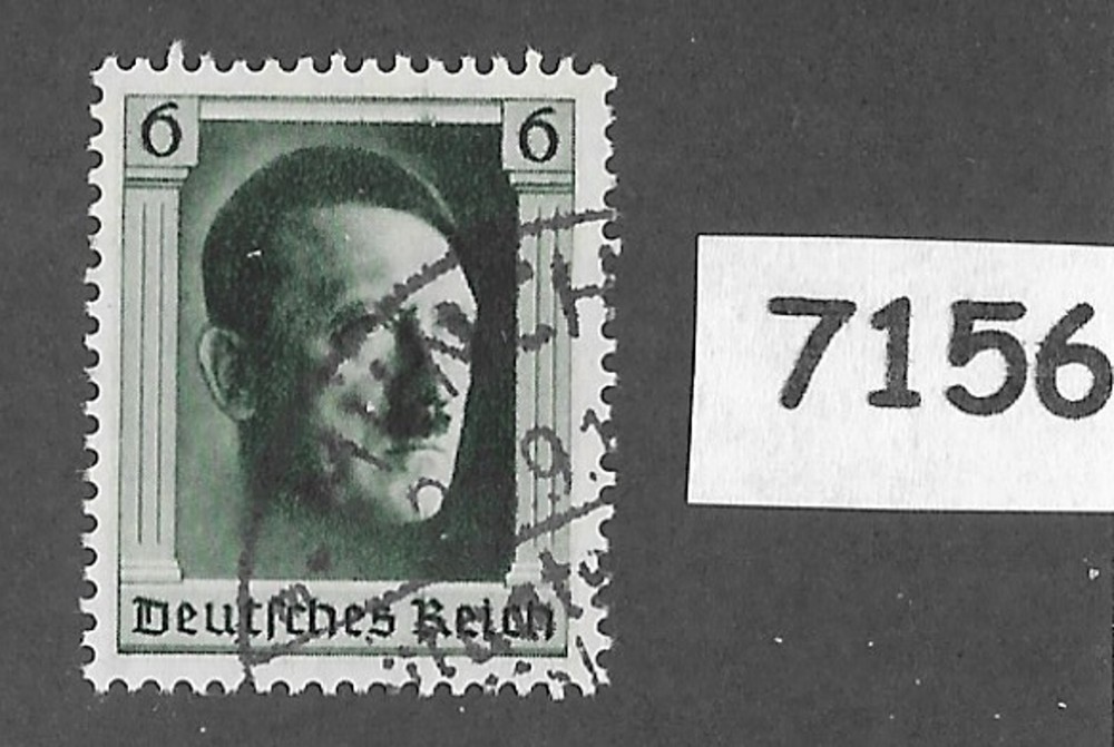 #7156 Used stamp B102a / Adolf Hitler / 1937 Birthday / Third Reich era
