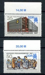 Germany – DDR : Leipzig Fair set from 1987 – mint NH