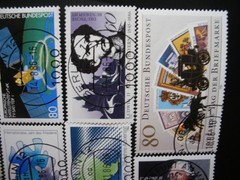 Germany 1986- Year Set of 35 Stamps, 1 Souvenir Sheet CTO & Used