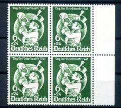 Third Reich 762 block of four ** MNH mint never hinged 26EUR (H8608