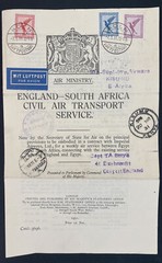 1931 Koln Germany Air Ministry Letter Sheet Airmail Cover To Kisumu Kenya