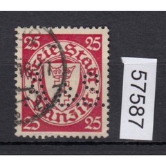 Danzig stamped COMPANY PERFIN Acetylene and Oxygen Works