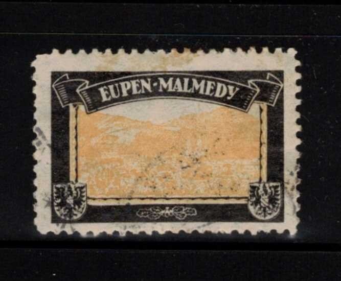 Germany Lost Territory Eupen-Malmedy Propaganda Poster Cinderella Stamp; Belgium