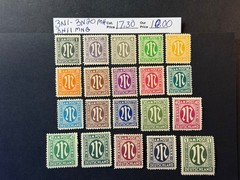 Germany # 3N1 – 3N20 MH (3N11 MNG) 2024 Scott Catalogue Value $ 17.30