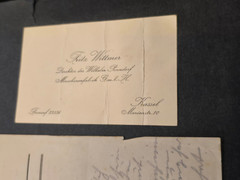 WW2 Third Reich Era German Document Paper Letters Receipts Lot Burg Hotel 1930s