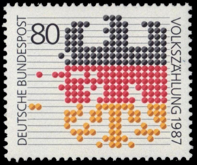 GERMANY 1499 – National Census „Federal Eagle“ (pb46881)